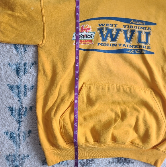 WVU West Virginia Mountaineers Hoodie - Picture 5 of 7